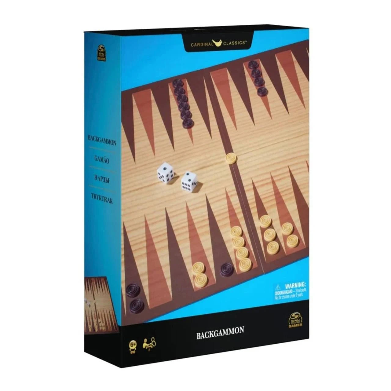 Juego de Mesa Backgammon – Spin Master Games